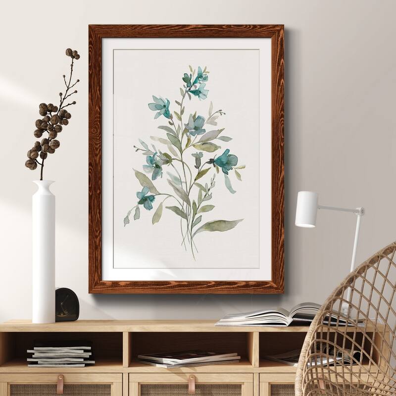 Linen Botanical III-Premium Framed Print - Ready to Hang
