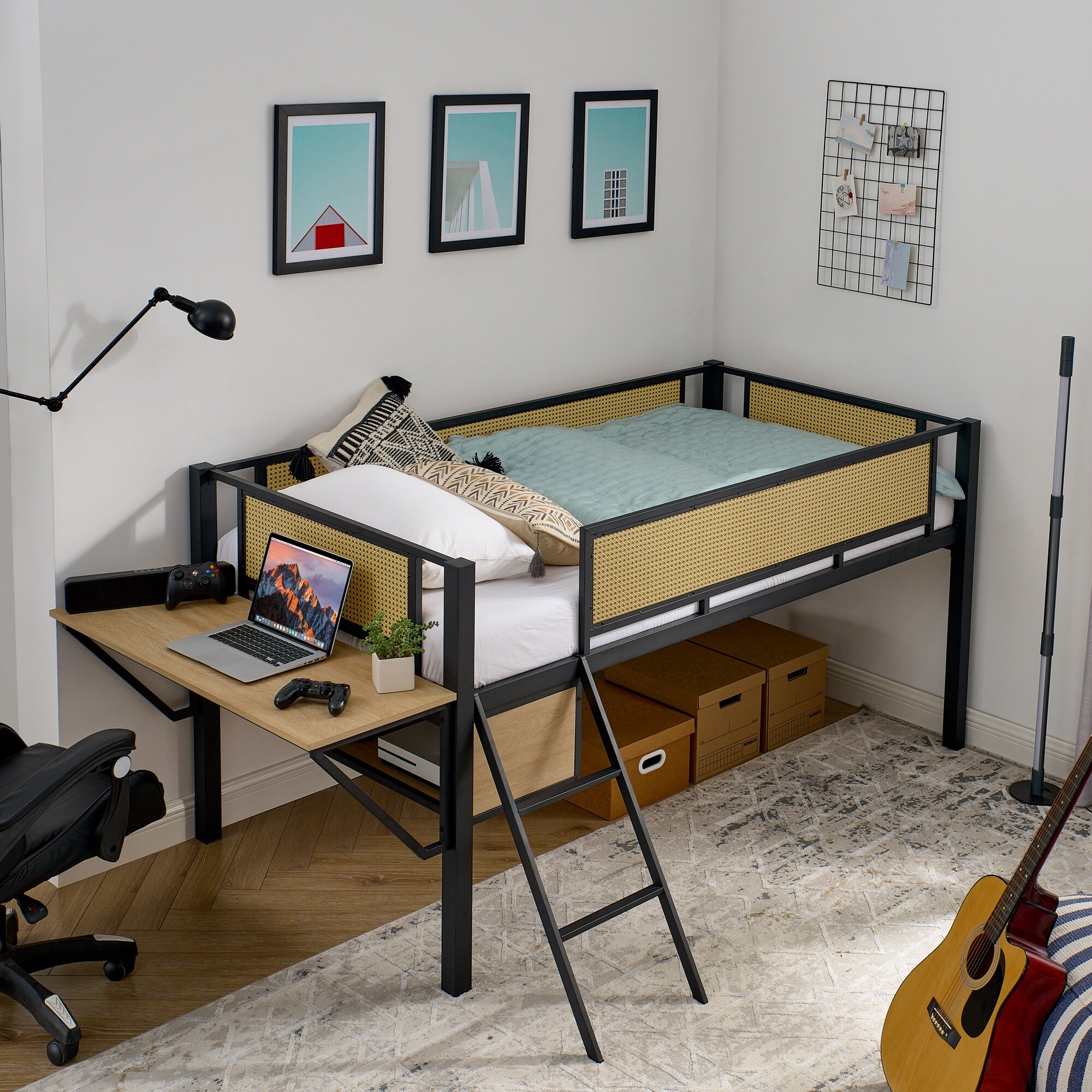 Single bed and study table sale