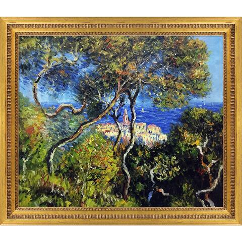 La Pastiche Bordighera with Versailles Gold Queen Frame, 25" x 29"
