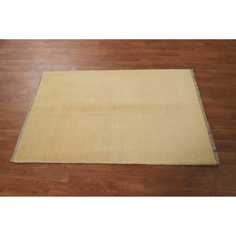 Gabbeh Oriental Accent Rug Hand-Knotted Wool Carpet - 2'8"x 4'1"