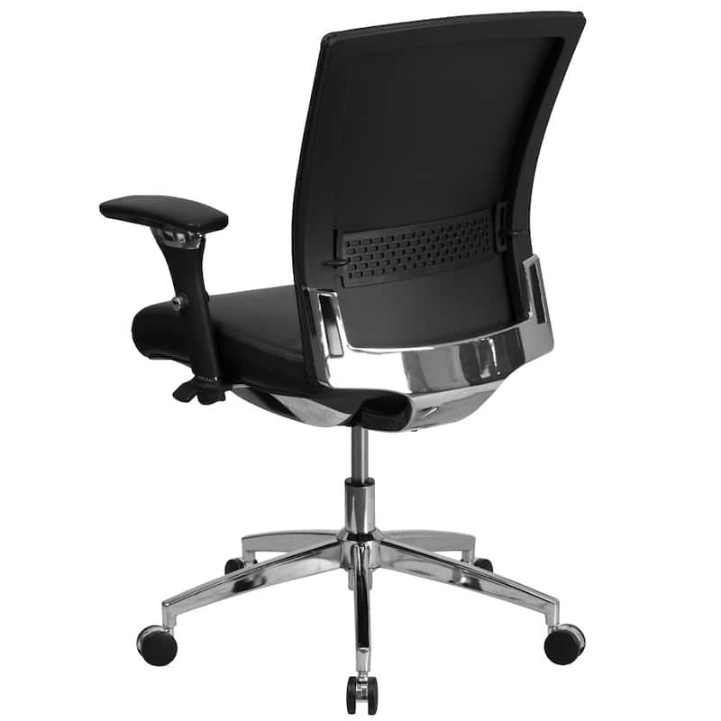 24/7 Intensive Use Executive Swivel Ergonomic Office Chair - 25"D x 27"W x 39" - 41.75"H