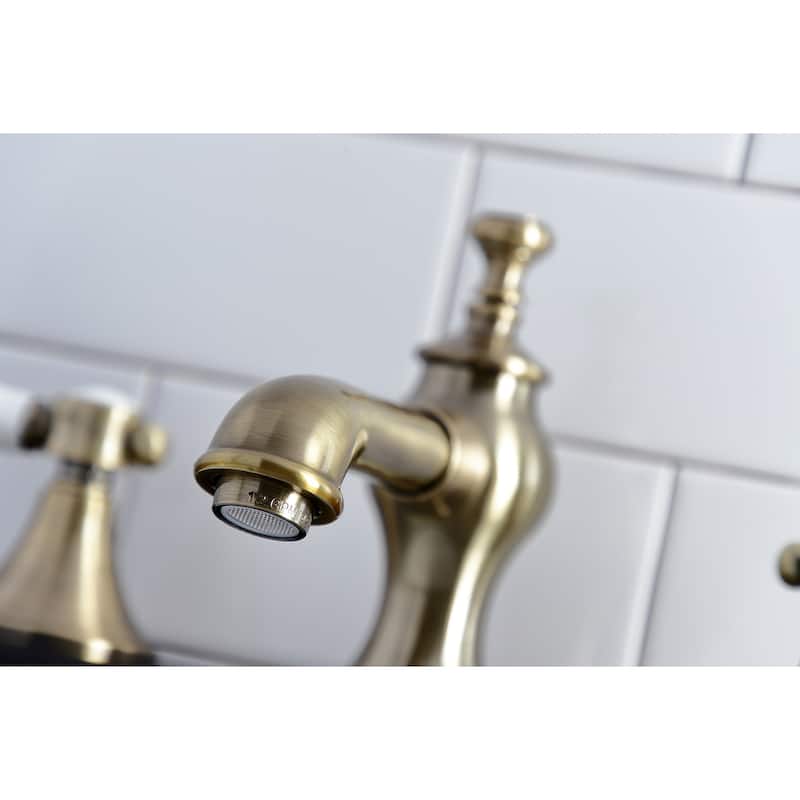 Kingston Brass Bel-Air 1.2 GPM Widespread Bathroom Faucet with Pop-Up
