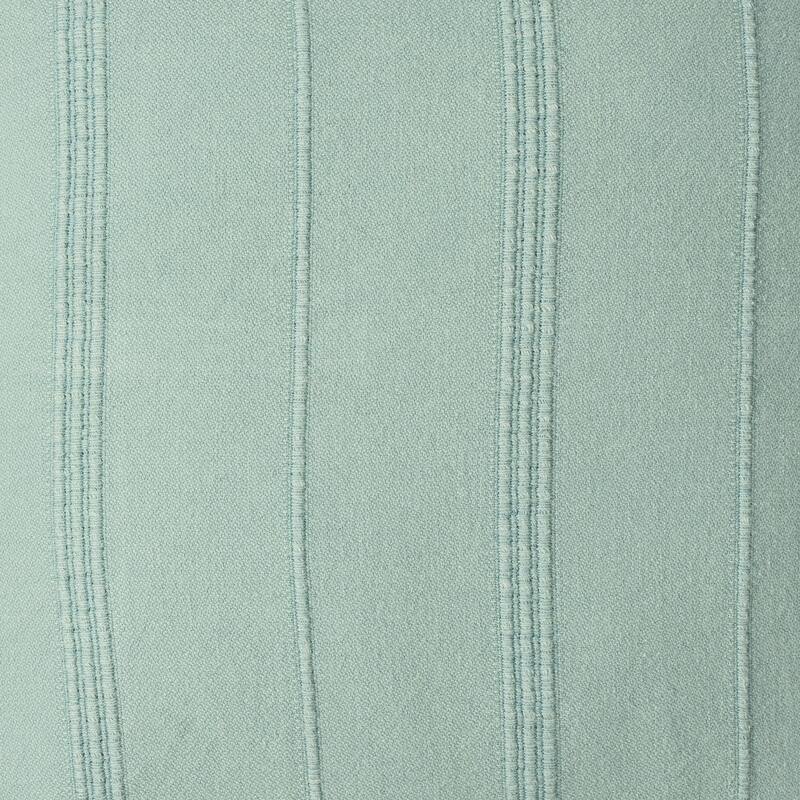 Striped Power-Loomed Cotton Throw Pillow Cover - 18" - Aqua Green