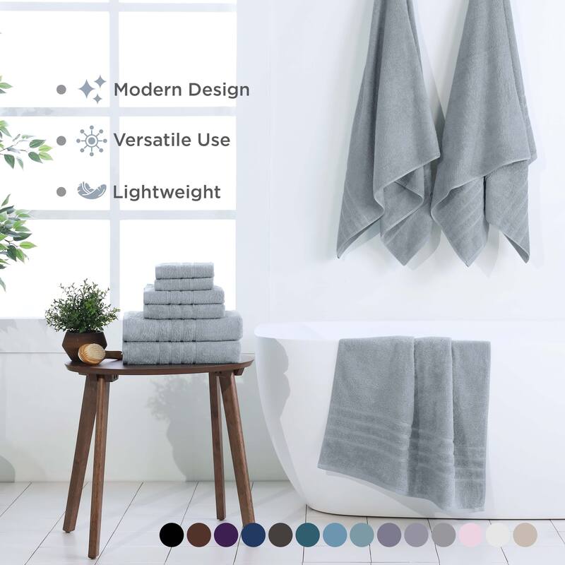 Martex Ultimate Performance Cotton Low-Lint Soft Absorbent Towel Set