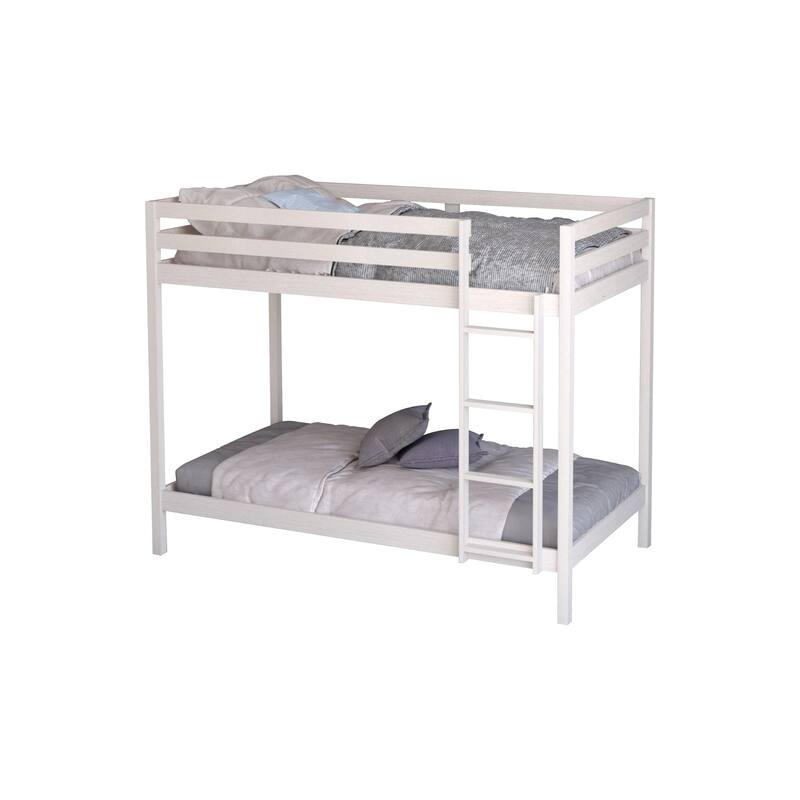 Castine Twin Over Twin Solid Wood Standard Bunk Bed