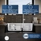 preview thumbnail 49 of 54, Karran Top Mount Large/Small Bowl Quartz Kitchen Sink - 33" x 22" x 9" - 33" x 22" x 9"