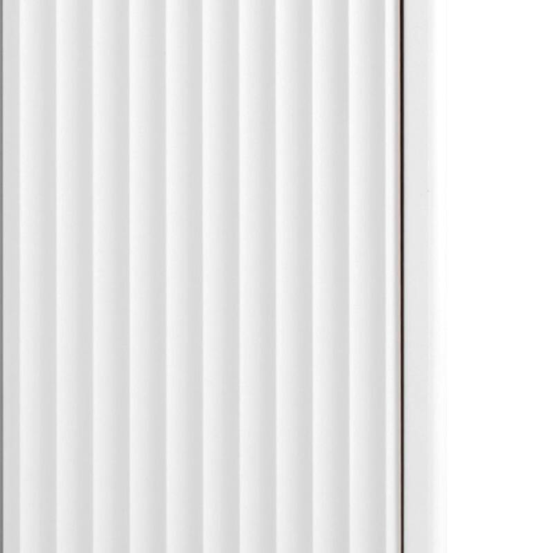 55.5"Fluted Kitchen Island with Storage,with Drop Leaf, Power Outlet, 4 Doors and 3 Drawers, Rolling Island with Wood-grain Top