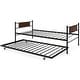preview thumbnail 1 of 7, Twin Size 2-In-1 Daybed Frame with Pullout Trundle