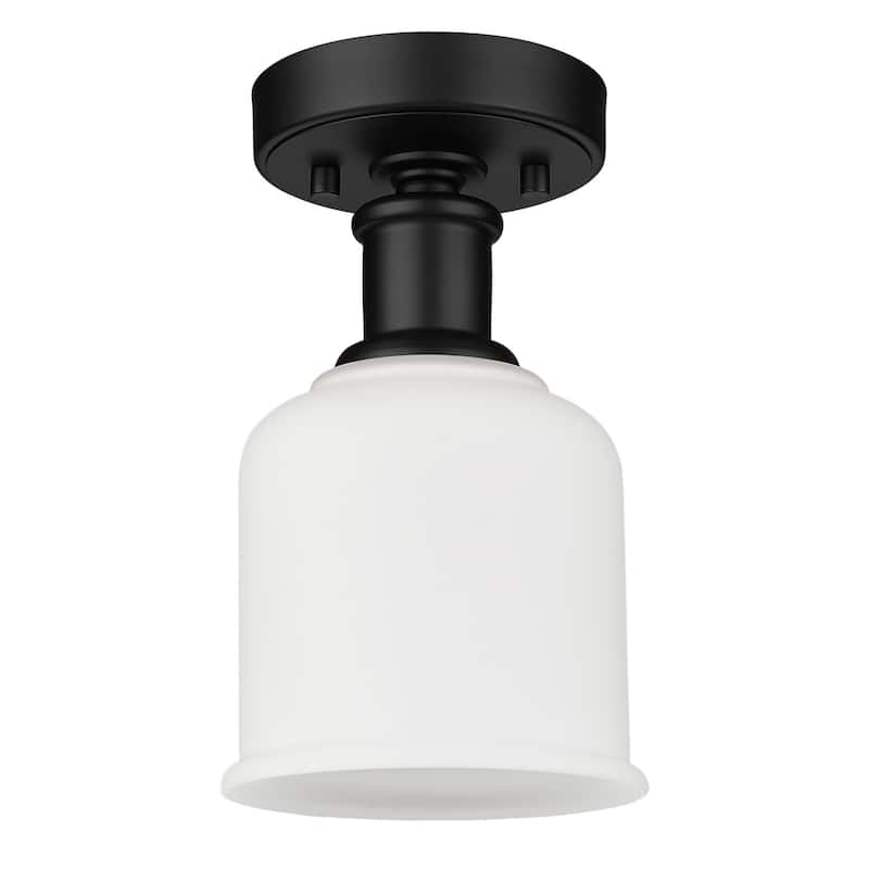 Z-Lite 733F1 Bryant 6" Wide Semi-Flush Ceiling Fixture