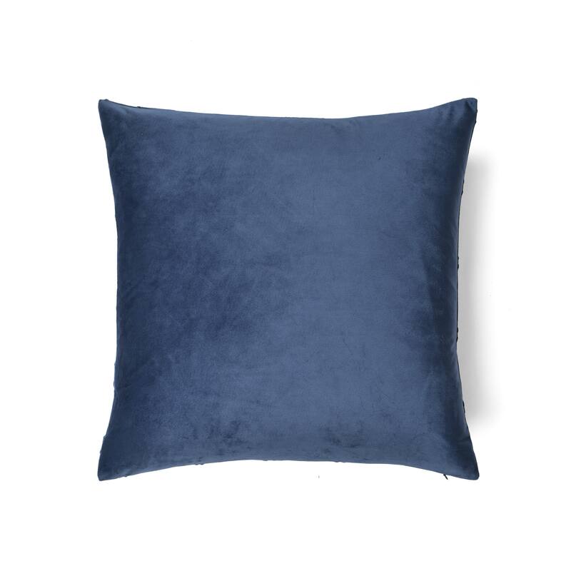 Lush Decor Velvet Diamond Pintuck Decorative Pillow Cover