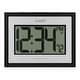 preview thumbnail 1 of 4, La Crosse Technology Atomic Digital Silver Clock with Temp