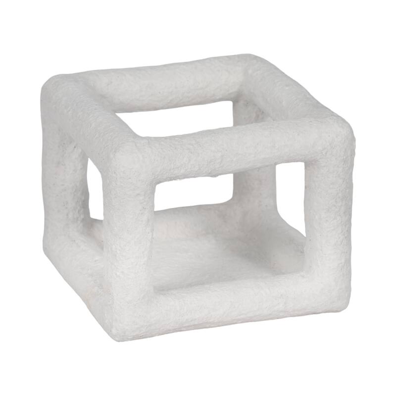 Sagebrook Home Textured Open Square Decorative Object