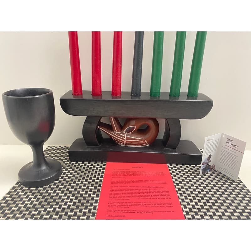 Handmade Kwanzaa Sankofa Bird Celebration Set (Ghana)