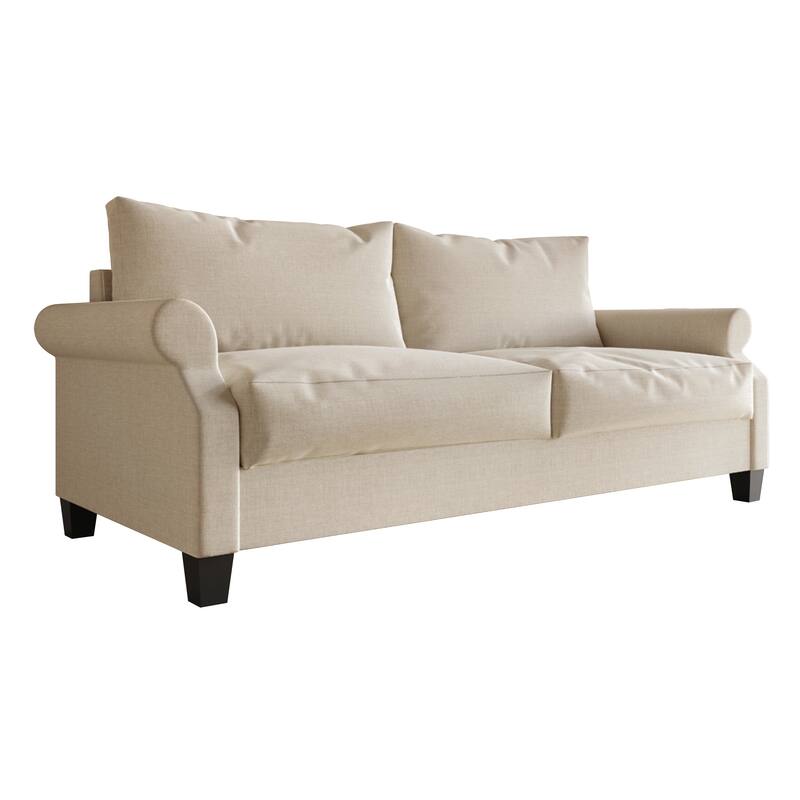 CraftPorch Classic Linen Upholstered 2-Piece Living Room Set