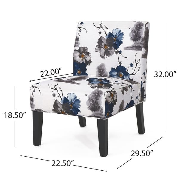 dimension image slide 1 of 4, Kassi Ikat Pattern Accent Chair (Set of 2) by Christopher Knight Home - 22.50" L x 29.50" W x 32.00" H