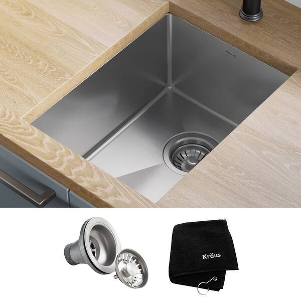 KRAUS Standart PRO Stainless Steel Undermount Kitchen Sink ...