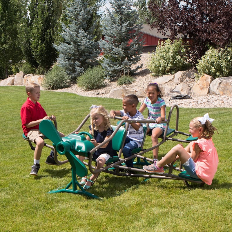 Lifetime Ace Flyer Multi-color Airplane Outdoor Teeter-totter