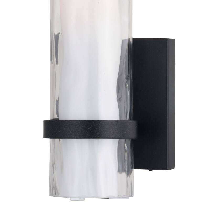 Vilo 1 Light Bronze Bathroom Wall Fixture - 4.25-in W x 13.5-in H x 4-in D
