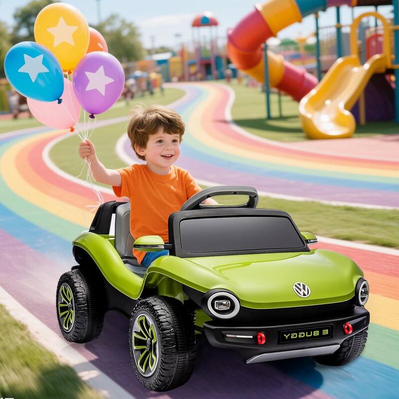 Licensed Volkswagen Kids Electric 12V Ride-On Car with Remote Control