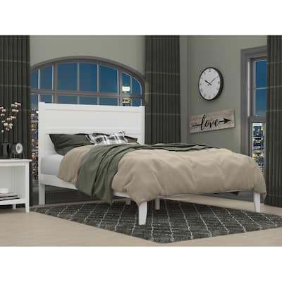 NoHo Queen Platform Bed in White