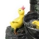 preview thumbnail 3 of 4, Resin Duck Family and Water Faucet Outdoor Patio Fountain
