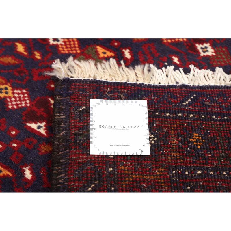 ECARPETGALLERY Hand-knotted Teimani Dark Navy Wool Rug - 3'5 x 5'9