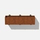 Corten Steel Railing Planter - Bed Bath & Beyond - 32363299