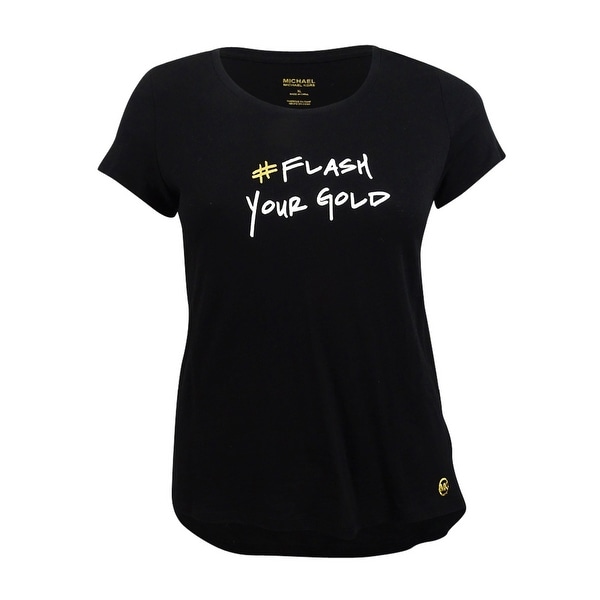 michael kors t shirt gold