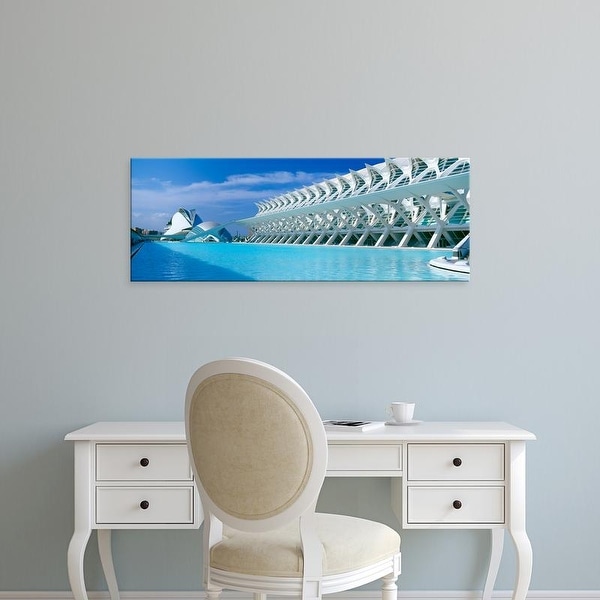 Easy Art Prints Panoramic Image 'L'Hemisferic Planetarium, El Palau De Les Arts ReinSofia, Valencia, Spain' Canvas Art