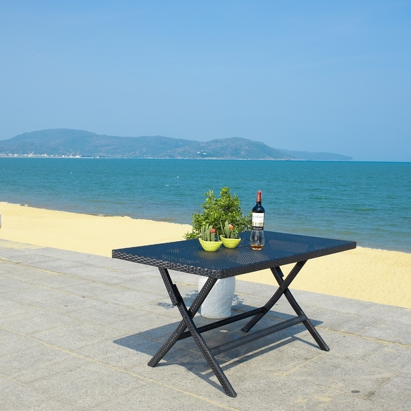 SAFAVIEH Outdoor Living Akita Folding Table. Opens flyout.