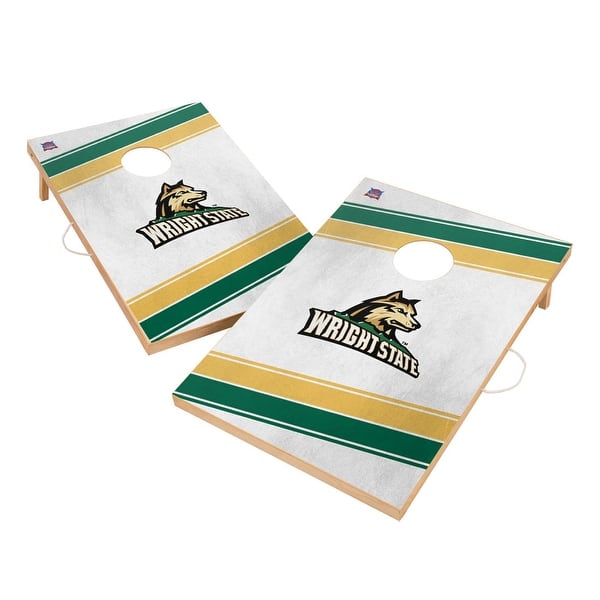 slide 2 of 5, Wright State University Raiders Regulation 2x4 Cornhole Set