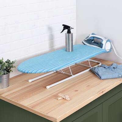 Blue Small Tabletop Ironing Board