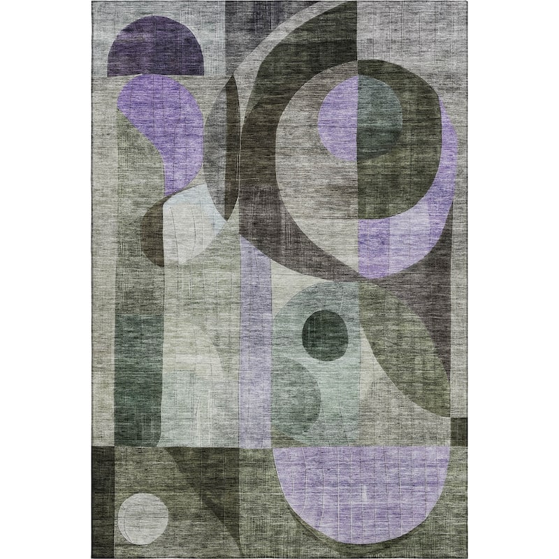 Premium Washable Super Soft Modern Retro Mayfield Rug