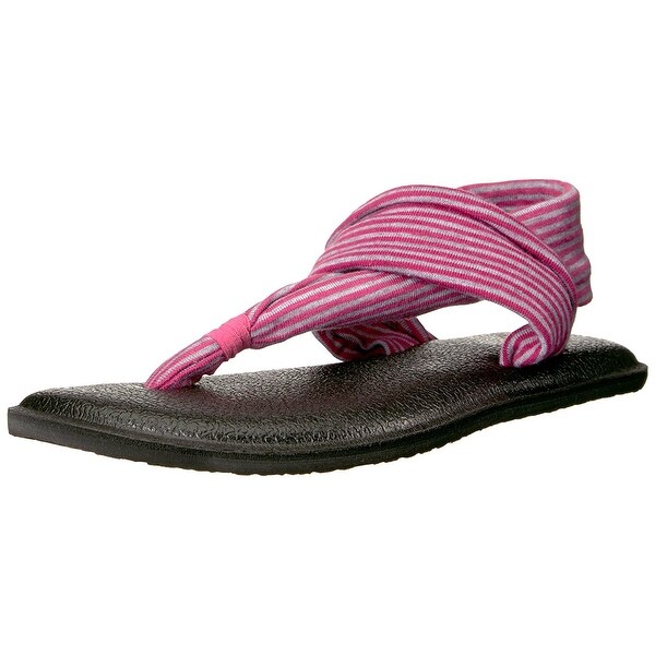girls sanuk flip flops