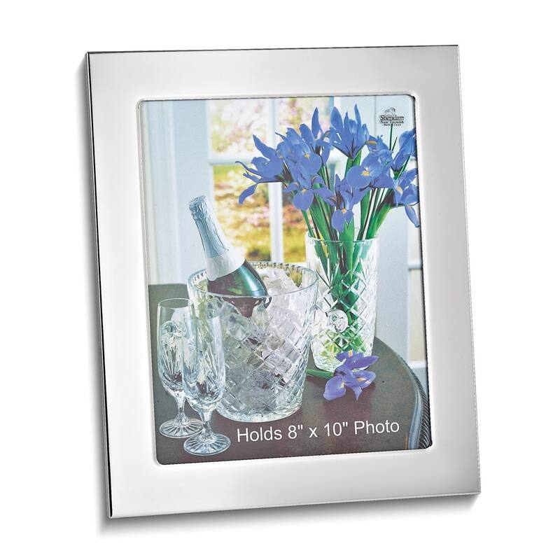 Curata Nickel-Plated Polished 8x10 Photo Frame