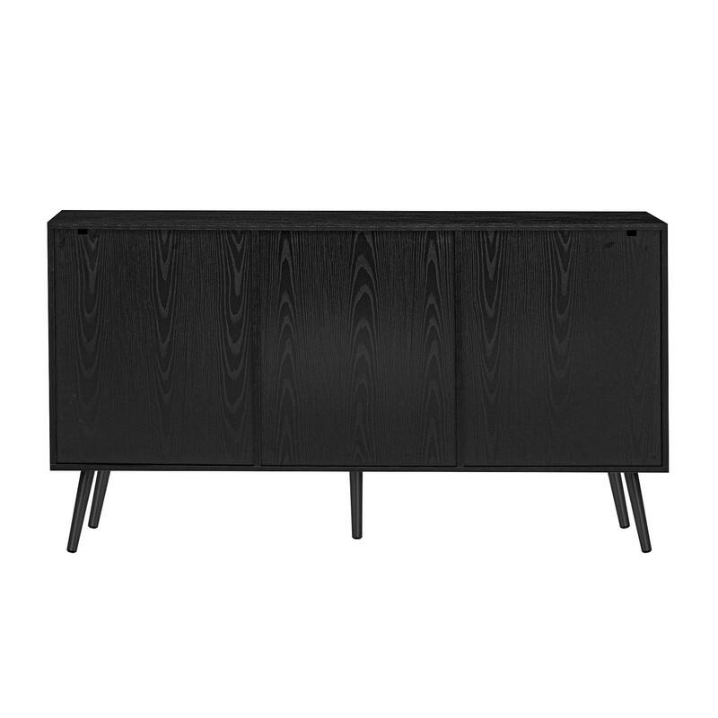 Modern Cabinet with 2 Doors and 3 Drawers