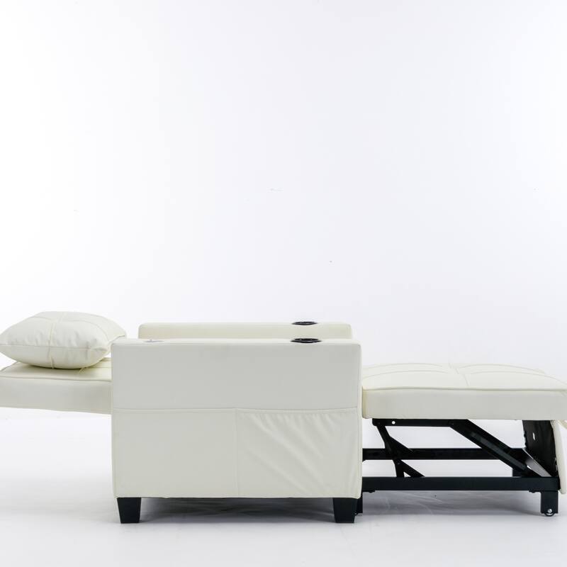 Pull Out Recliner Chair Bed Convertible 3 in 1
