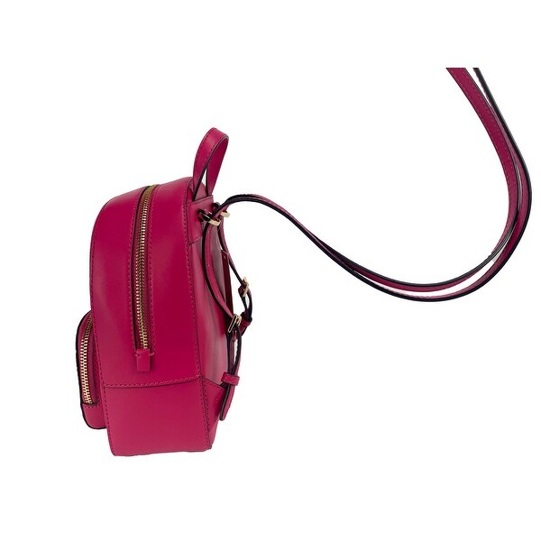 Michael Kors Jaycee Mini XS Pebbled Leather Zip Pocket Backpack