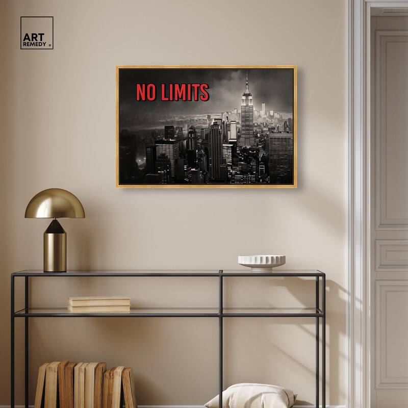 No Limits City Canvas by Art Remedy