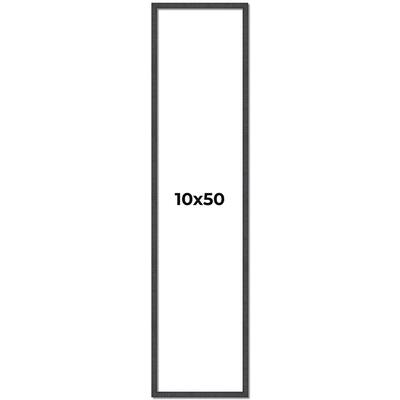 10x50 Frame Brown Solid Wood Picture Frame - Complete Modern Photo