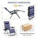 preview thumbnail 26 of 61, Homall Patio Zero Gravity Chair Lawn Lounge Chair with Pillow Set of 2