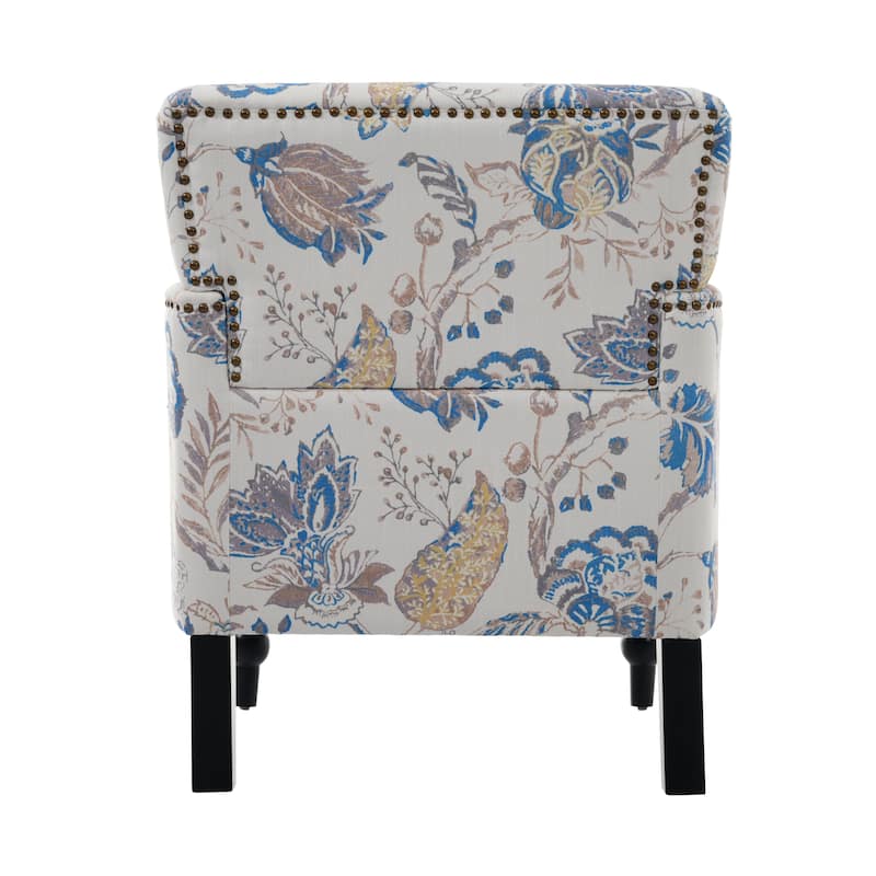 Harrison Tufted Fabric Club Chair by Christopher Knight Home