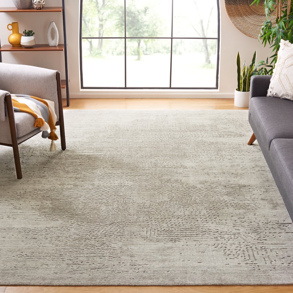 SAFAVIEH Handmade Mirage Sivathasa Modern Abstract Wool & Viscose