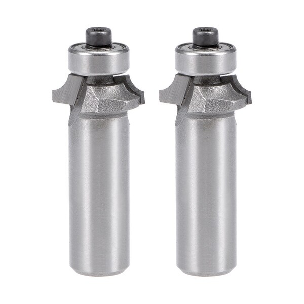 2Pcs Router Bit 1/2 Shank 1/4¡®¡¯ Dia Round Corner Tungsten for Milling Cutter