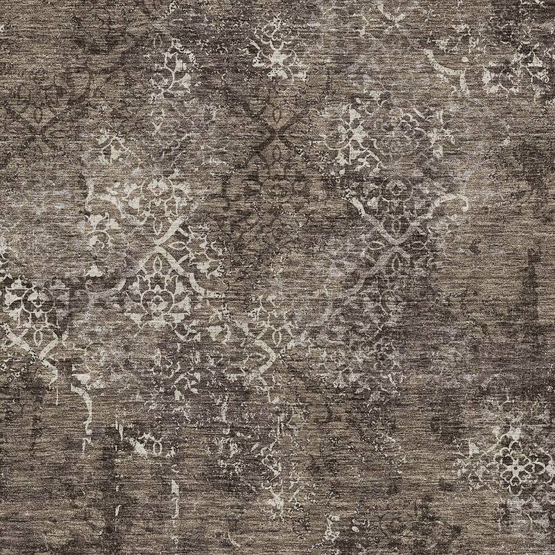 HomeRoots Floral Transitional Rectangle Outdoor Rug