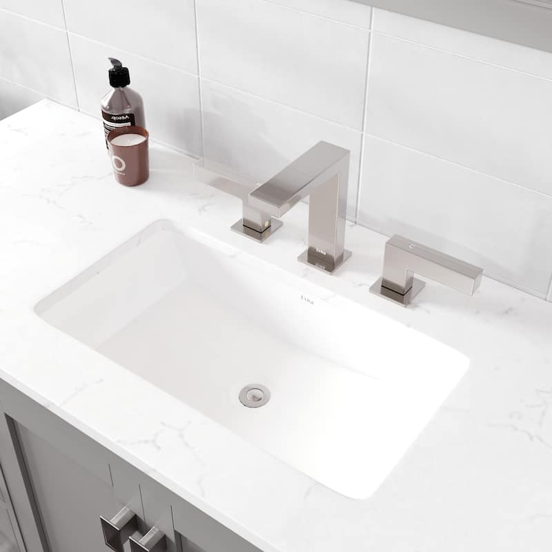 Aberdeen 96 in. Double Sink Bath Vanity with Carrara Quartz Top and Undermount Porcelain Sinks - 96"