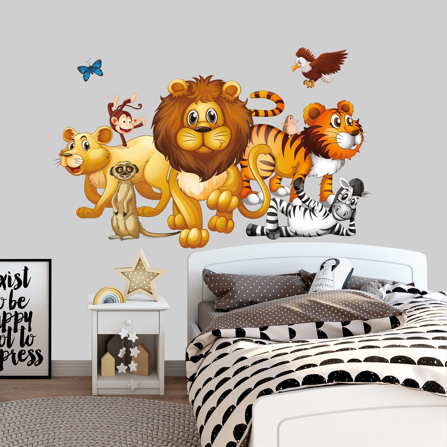 Jungle Animals Wall Decal Nursery - Safari Animals-image