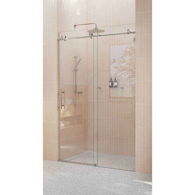 Glass Warehouse 44 in. - 48 in. x 78 in. Frameless Sliding Shower Door