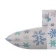 preview thumbnail 4 of 46, Eddie Bauer Cotton Flannel Bed Sheet Set Full - Tossed Snowflake Indigo