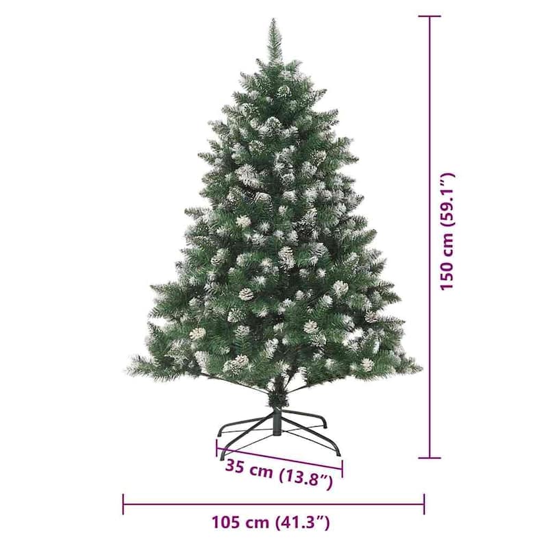 vidaXL Artificial Christmas Tree Green